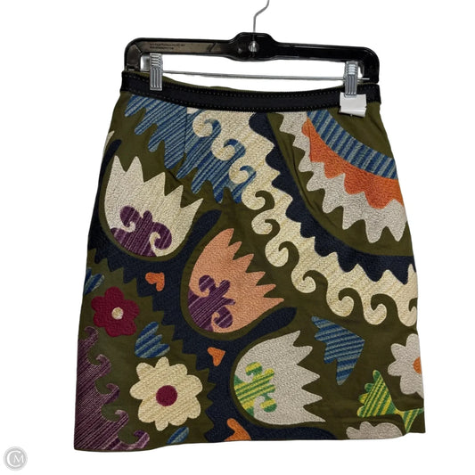 Skirt Mini & Short By Anthropologie In Green, Size: 4