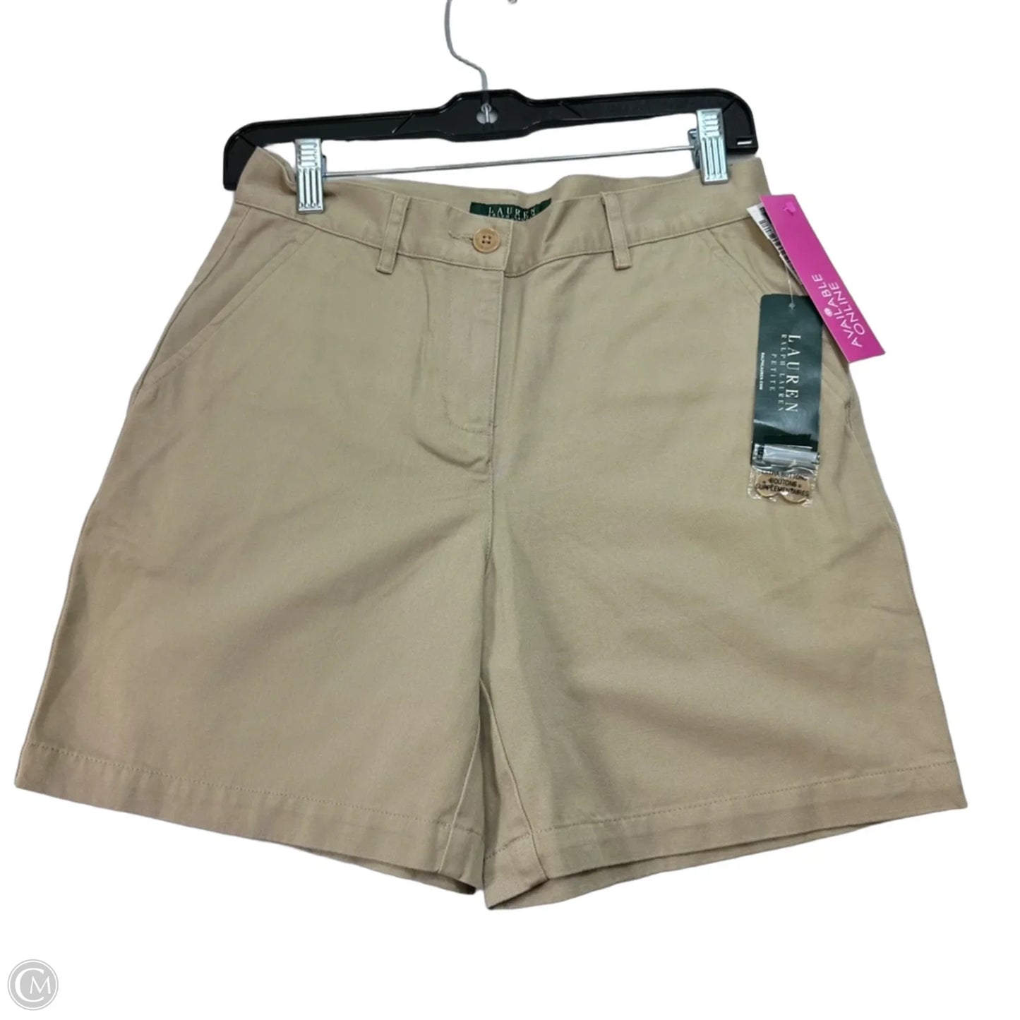 Shorts By Lauren By Ralph Lauren In Tan, Size: 2p