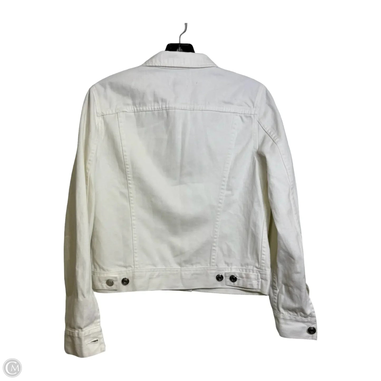 Jacket Denim By J. Crew In White, Size: S