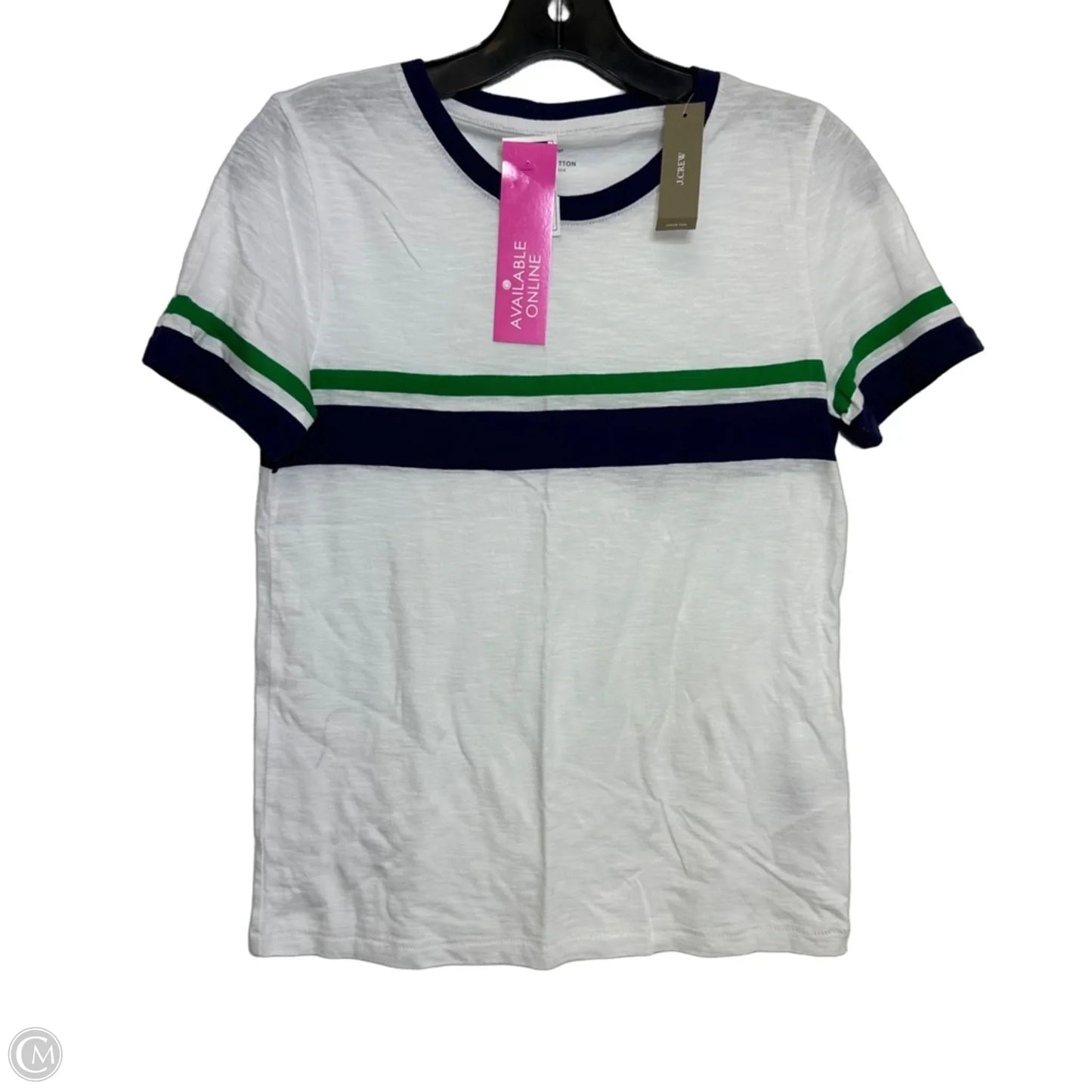 Top Short Sleeve Basic By J. Crew In White, Size: Xs