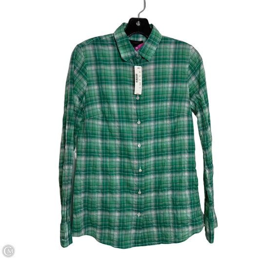 Top Long Sleeve By J. Crew In Green, Size: Xs