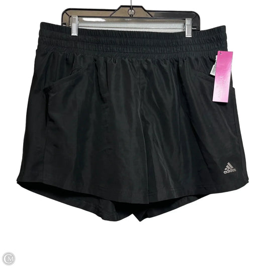 Athletic Shorts By Adidas In Black, Size: Xl