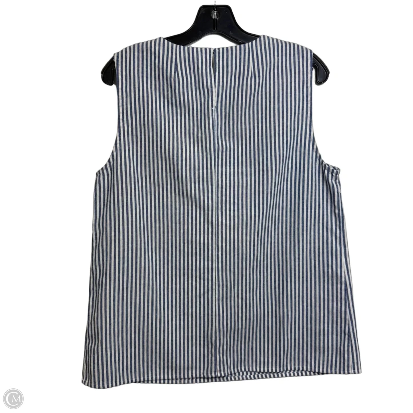 Top Sleeveless By J. Crew In Striped Pattern, Size: 12