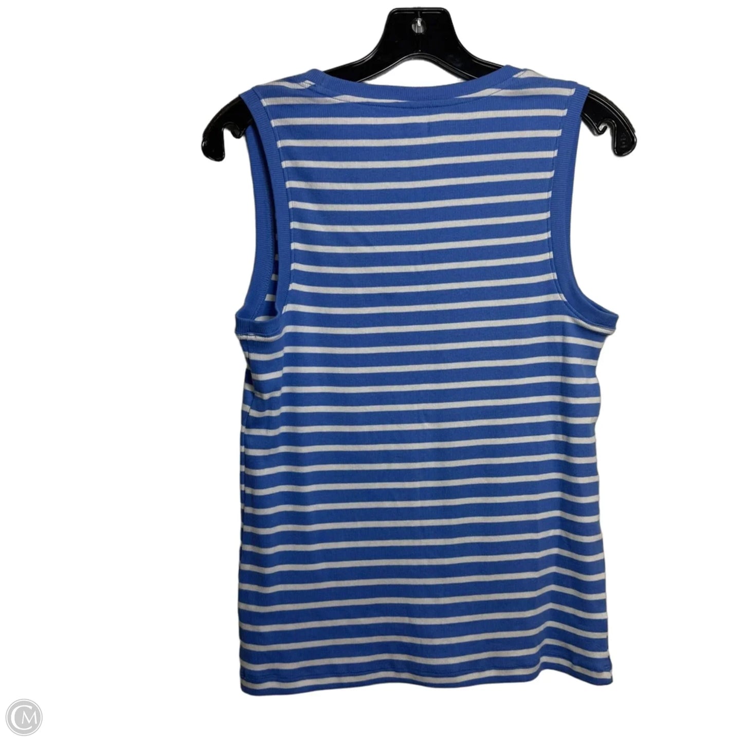 Top Sleeveless Basic By Loft In Blue, Size: L