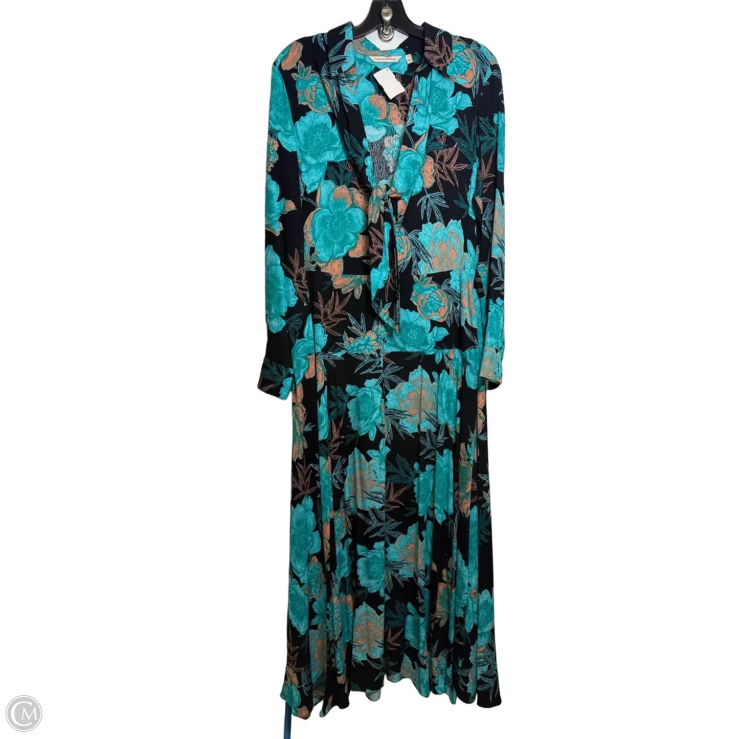 Dress Casual Maxi By Soft Surroundings In Black & Blue, Size: M