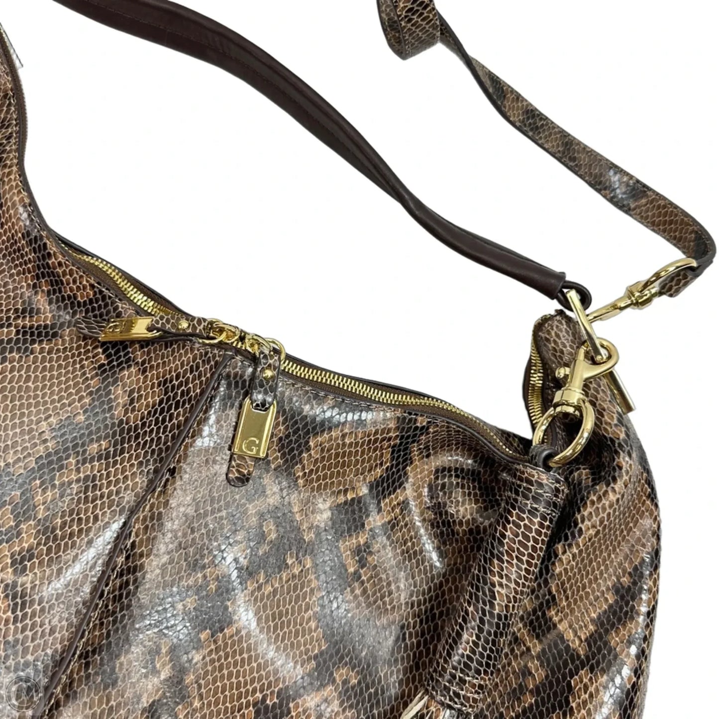 Handbag Leather By GILI, Size: Medium