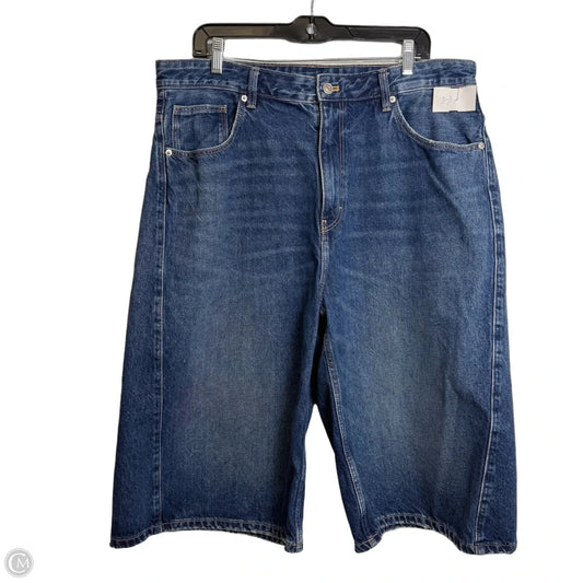 Jorts Jeans shorts By Zara In Blue Denim, Size: 12