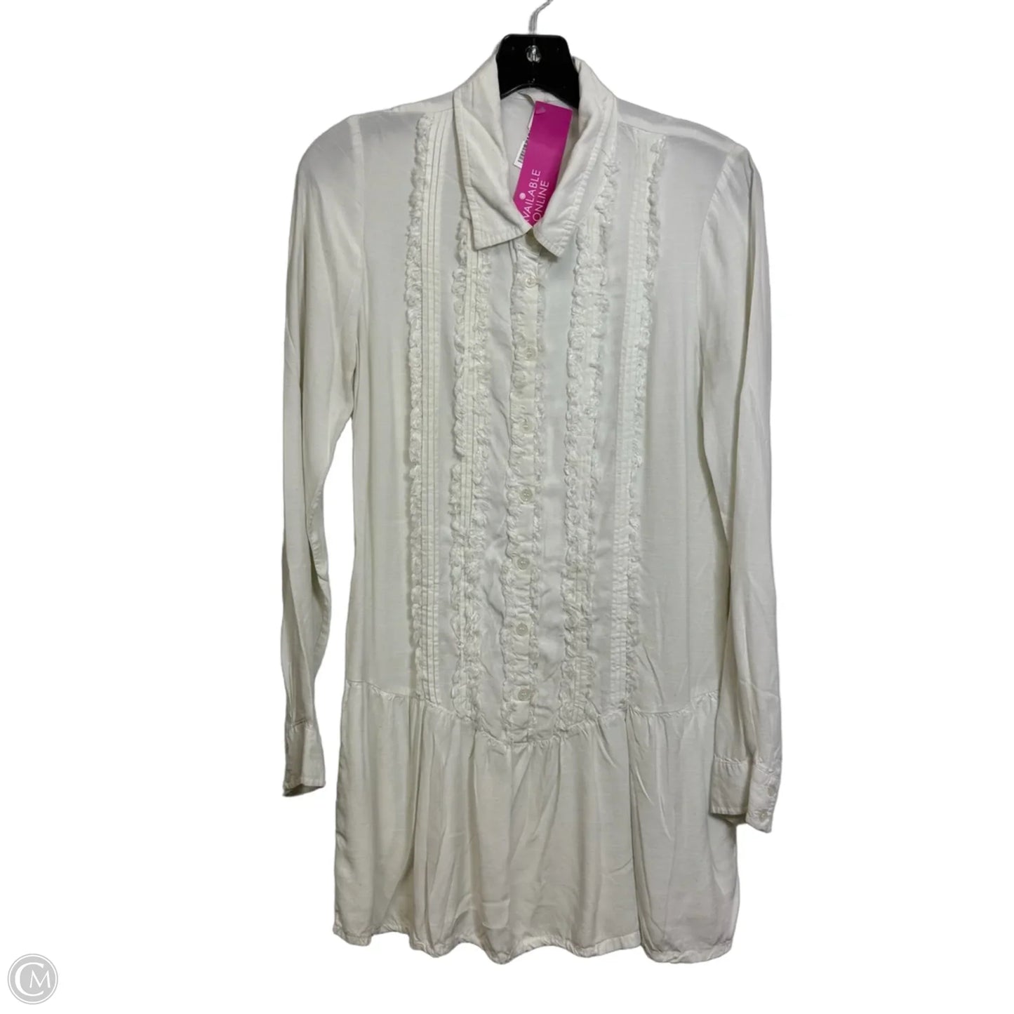 Top Long Sleeve By Free People In White, Size: S