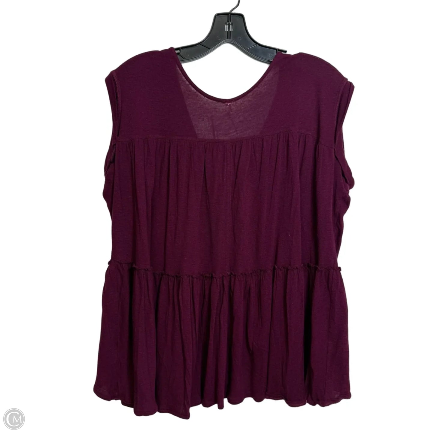 Top Sleeveless By Free People In Maroon, Size: Xs