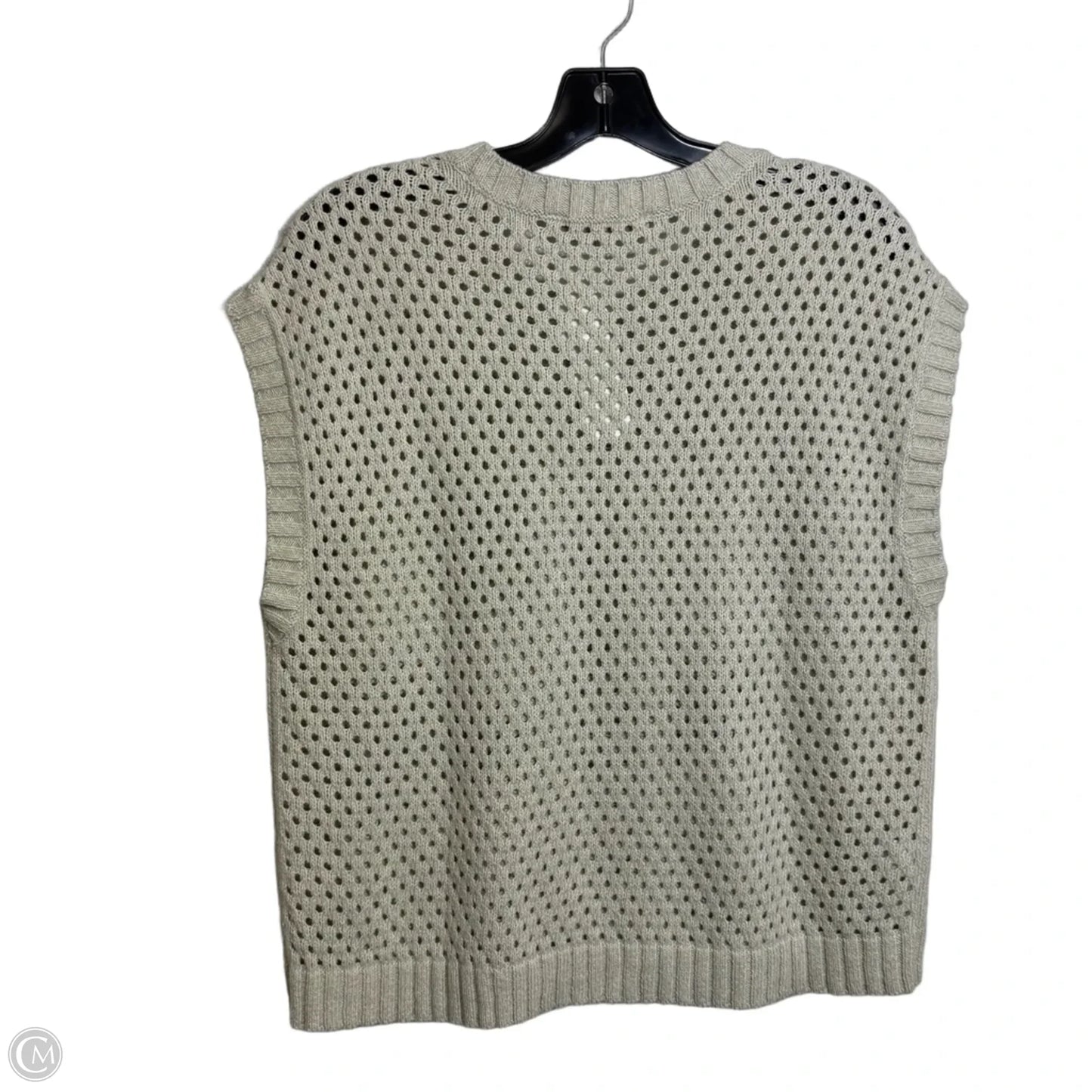 Sweater Short Sleeve By Loft In Green, Size: S