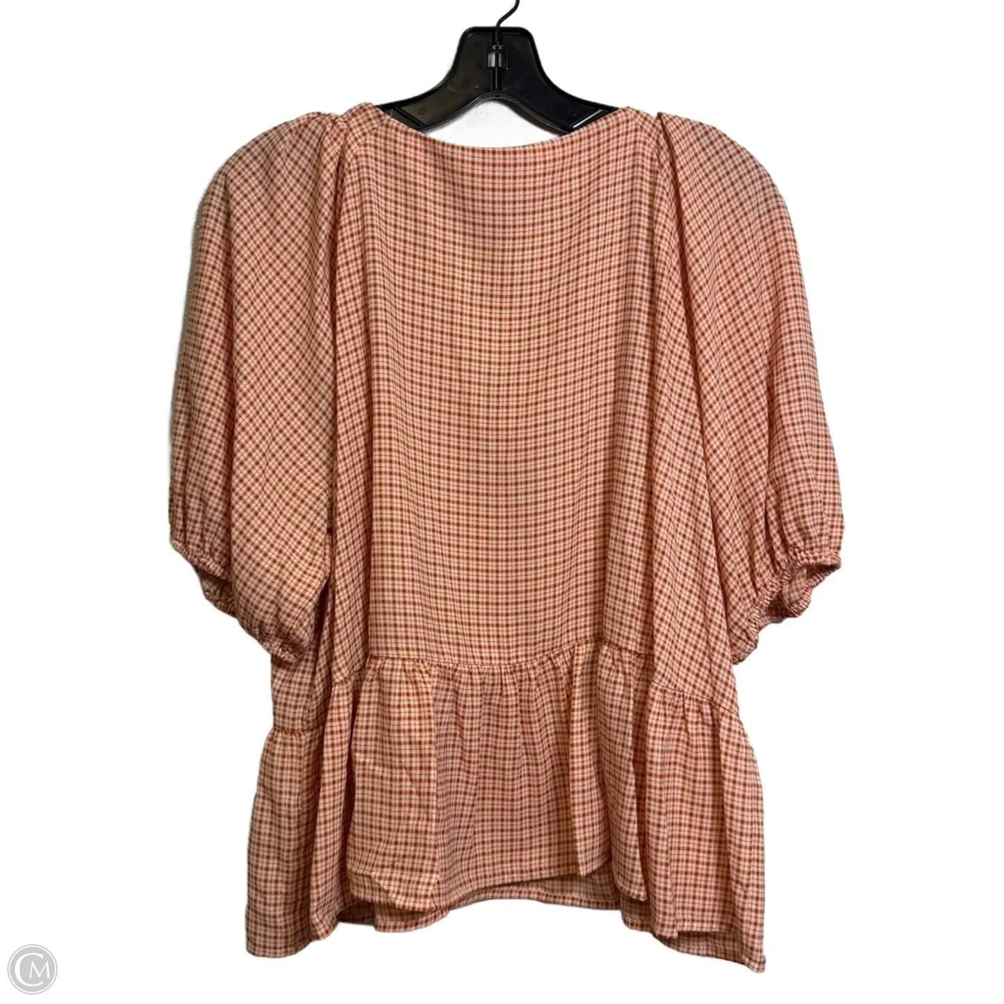 Top Short Sleeve Basic By Lc Lauren Conrad In Orange, Size: Xl