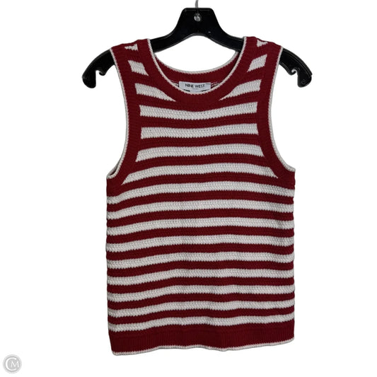 Top Sleeveless By Nine West Apparel In Striped Pattern, Size: Xs