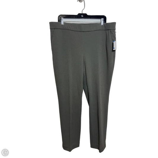 Pants Dress By Kasper In Green, Size: Xl