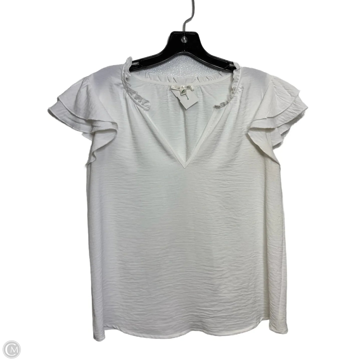 Top Sleeveless Basic By Nine Britton In White, Size: S