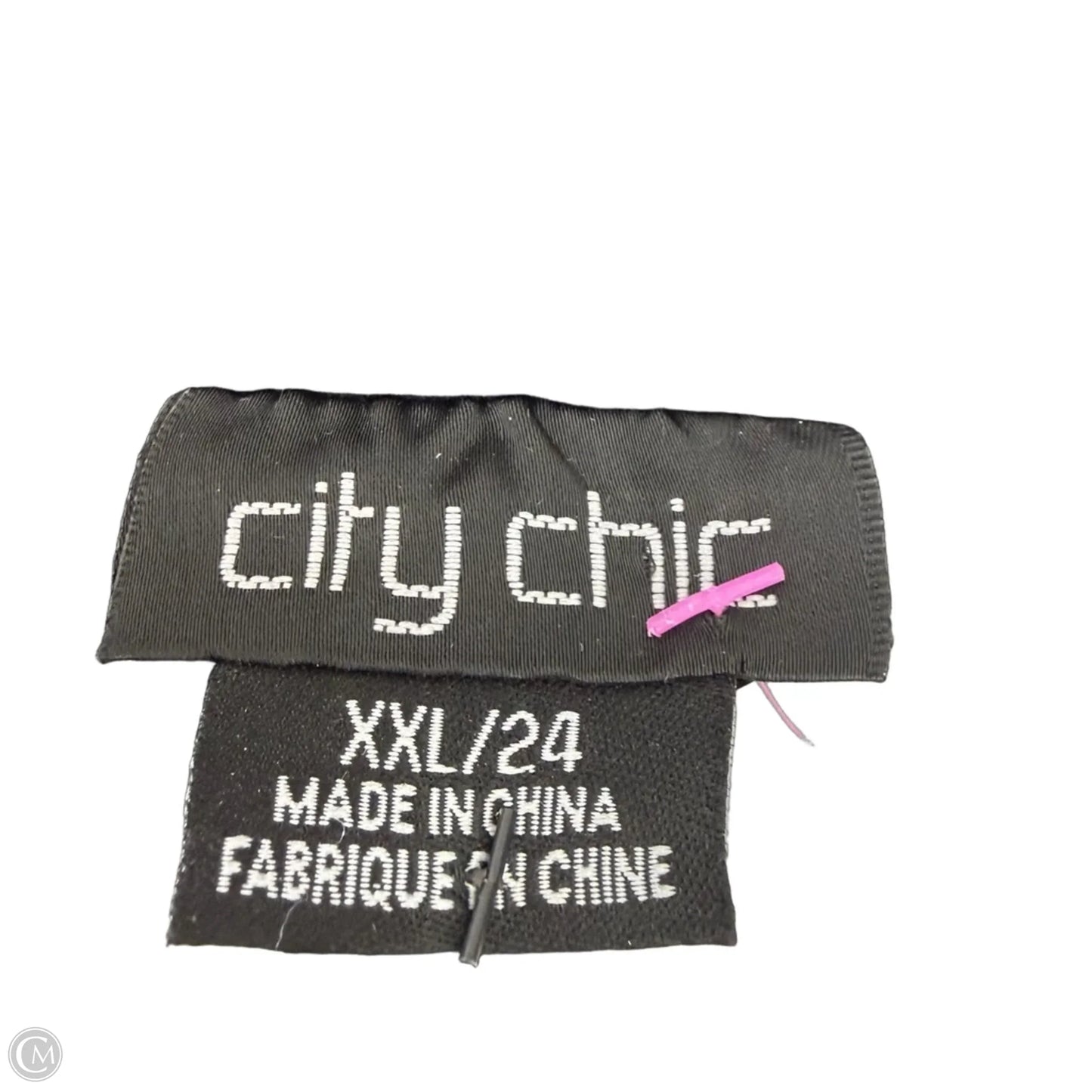 Jumpsuit By City Chic In Black Denim, Size: Xxl