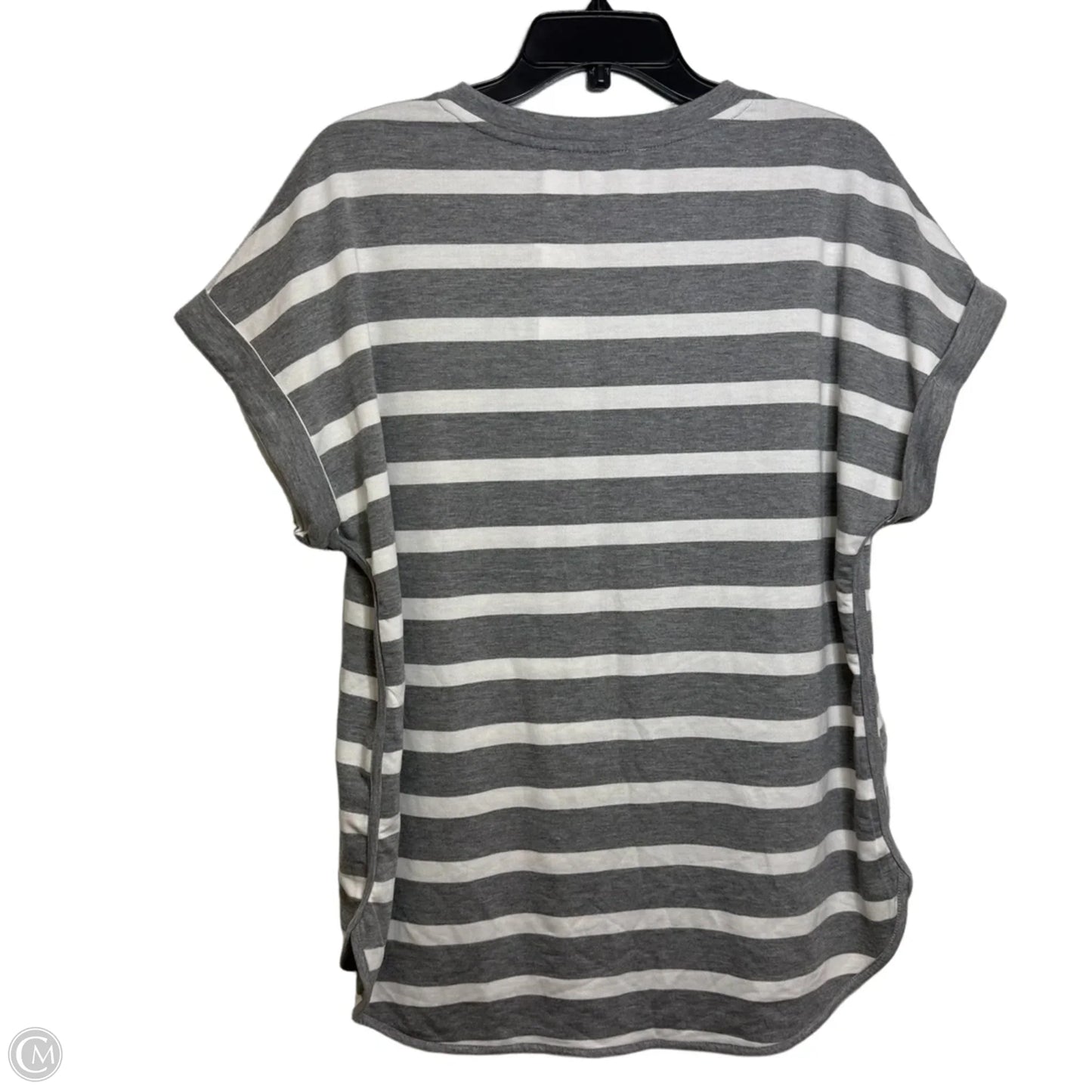 Top Short Sleeve By Cupio In Striped Pattern, Size: Xl