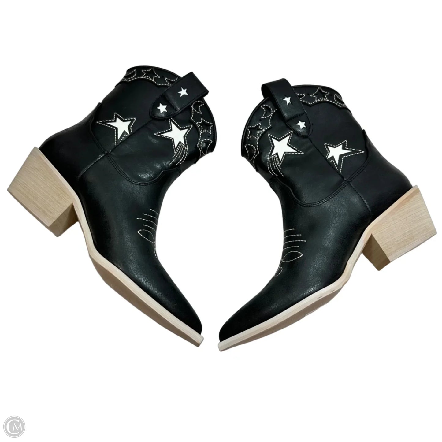 Boots Western By Clothes Mentor In Black, Size: 6