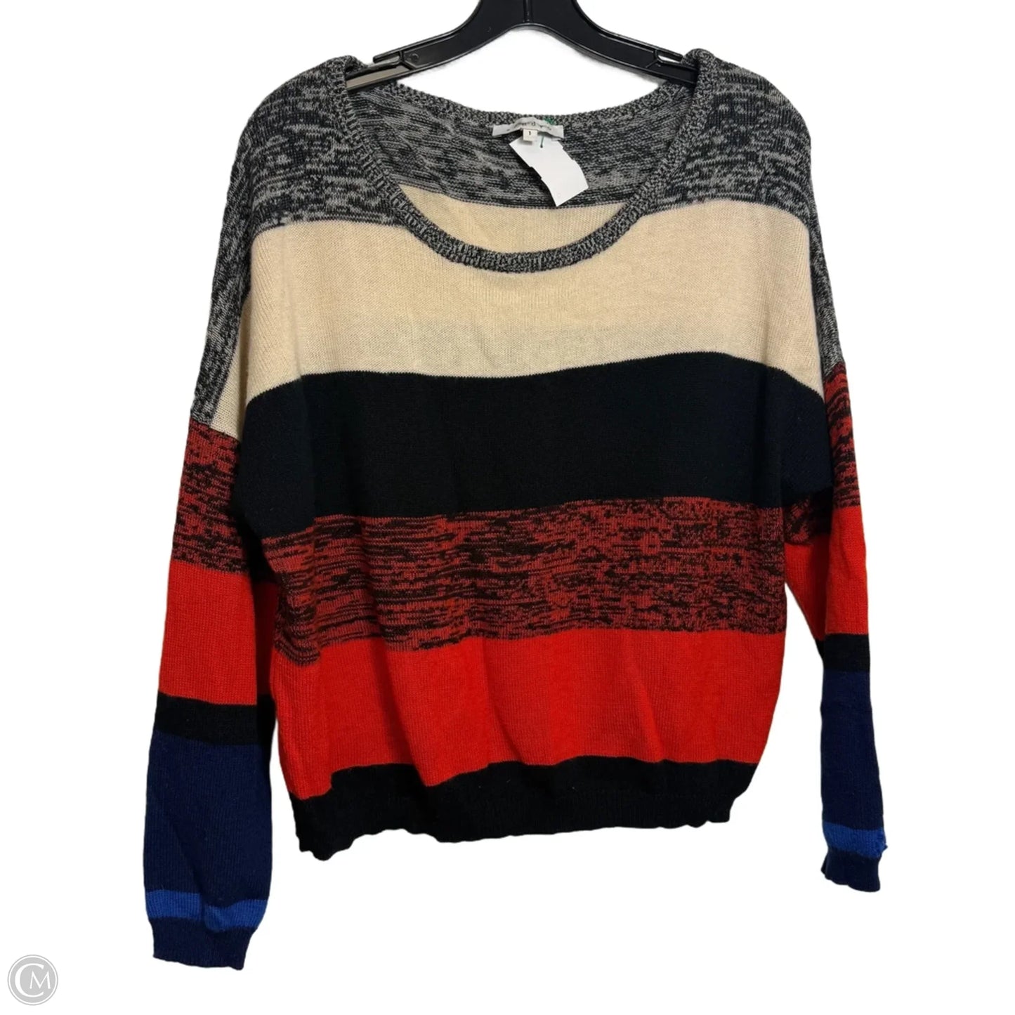 Top Long Sleeve Designer By Sandro In Multi-colored, Size: 1x