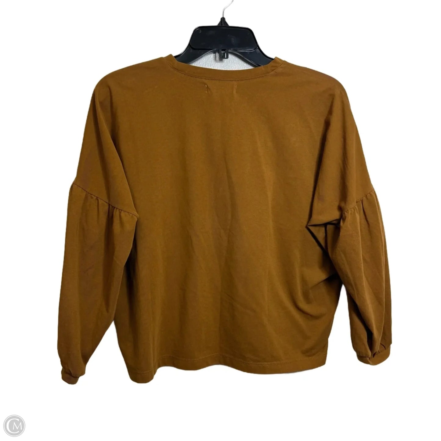 Top 3/4 Sleeve By Madewell In Yellow, Size: Xs