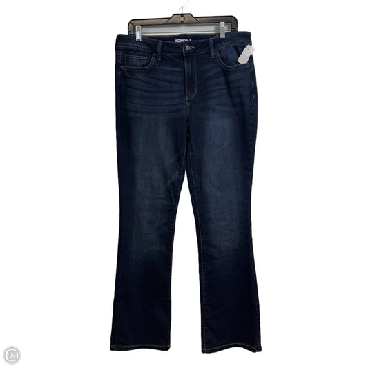 Jeans Boot Cut By Sonoma In Blue Denim, Size: 14