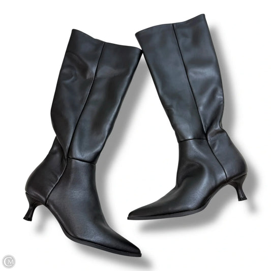 Boots Mid-calf Heels By Madden Girl In Black, Size: 9.5