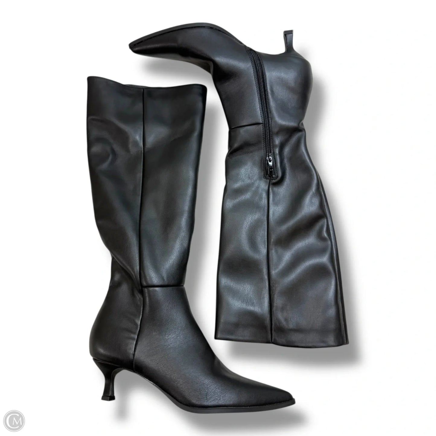 Boots Mid-calf Heels By Madden Girl In Black, Size: 9.5