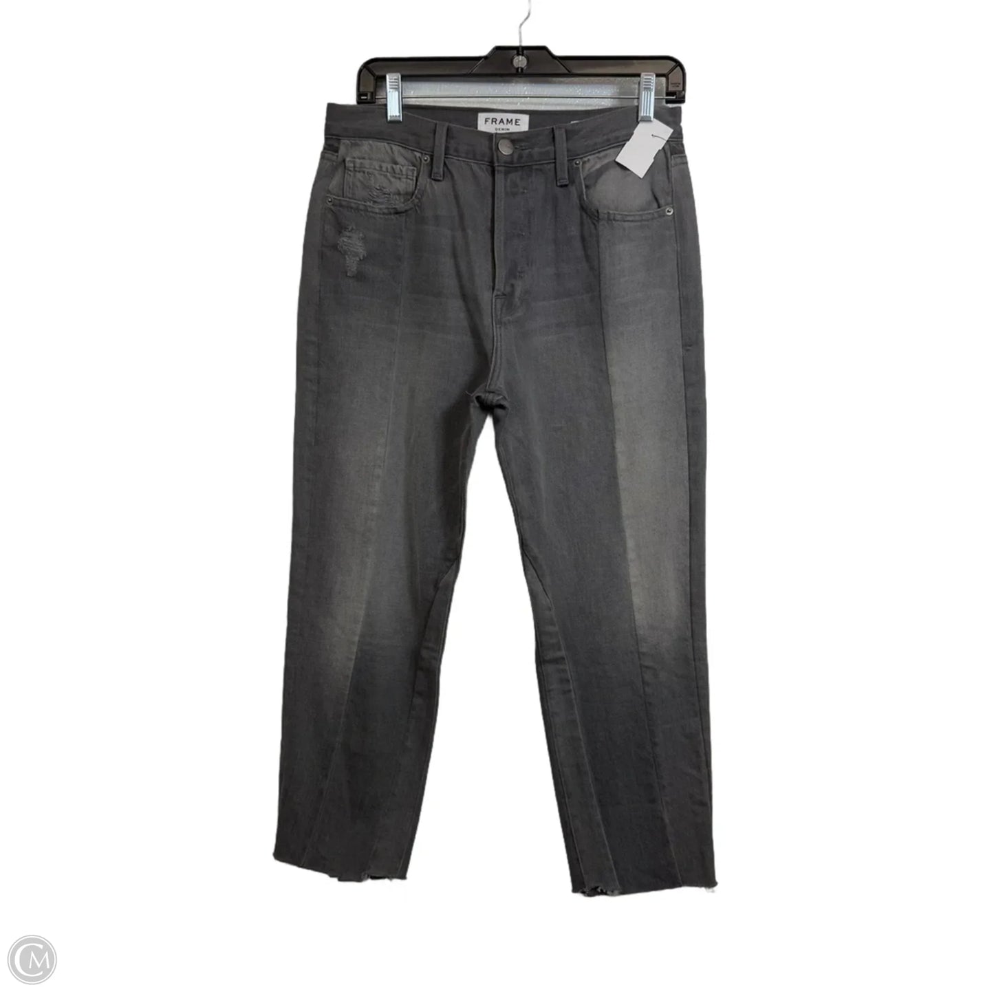 Jeans Straight By Frame In Grey, Size: 6