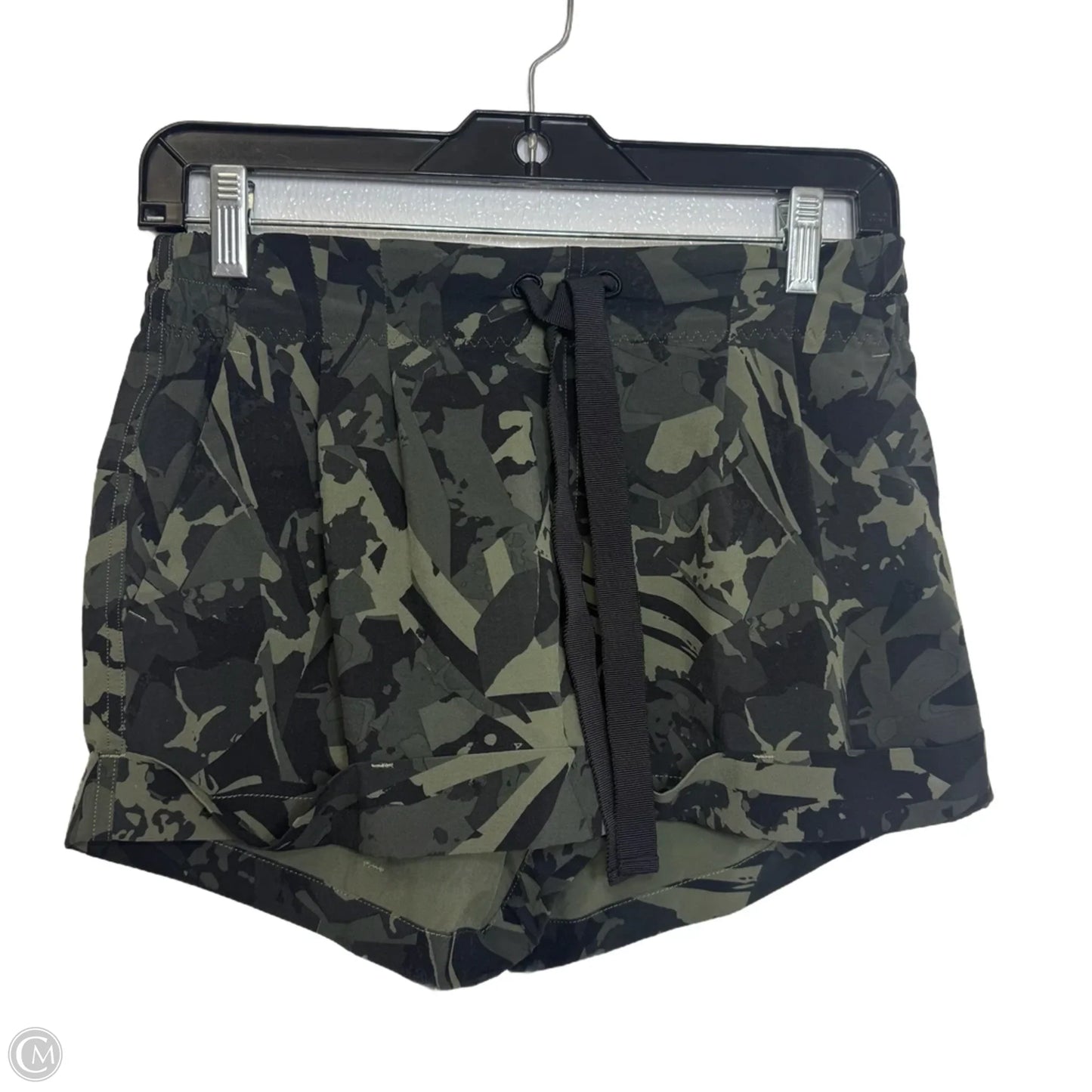 Athletic Shorts By Lululemon In Camouflage Print, Size: 6