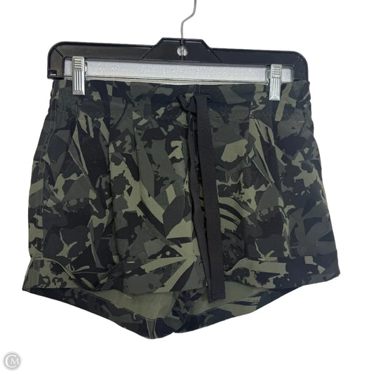 Athletic Shorts By Lululemon In Camouflage Print, Size: 6