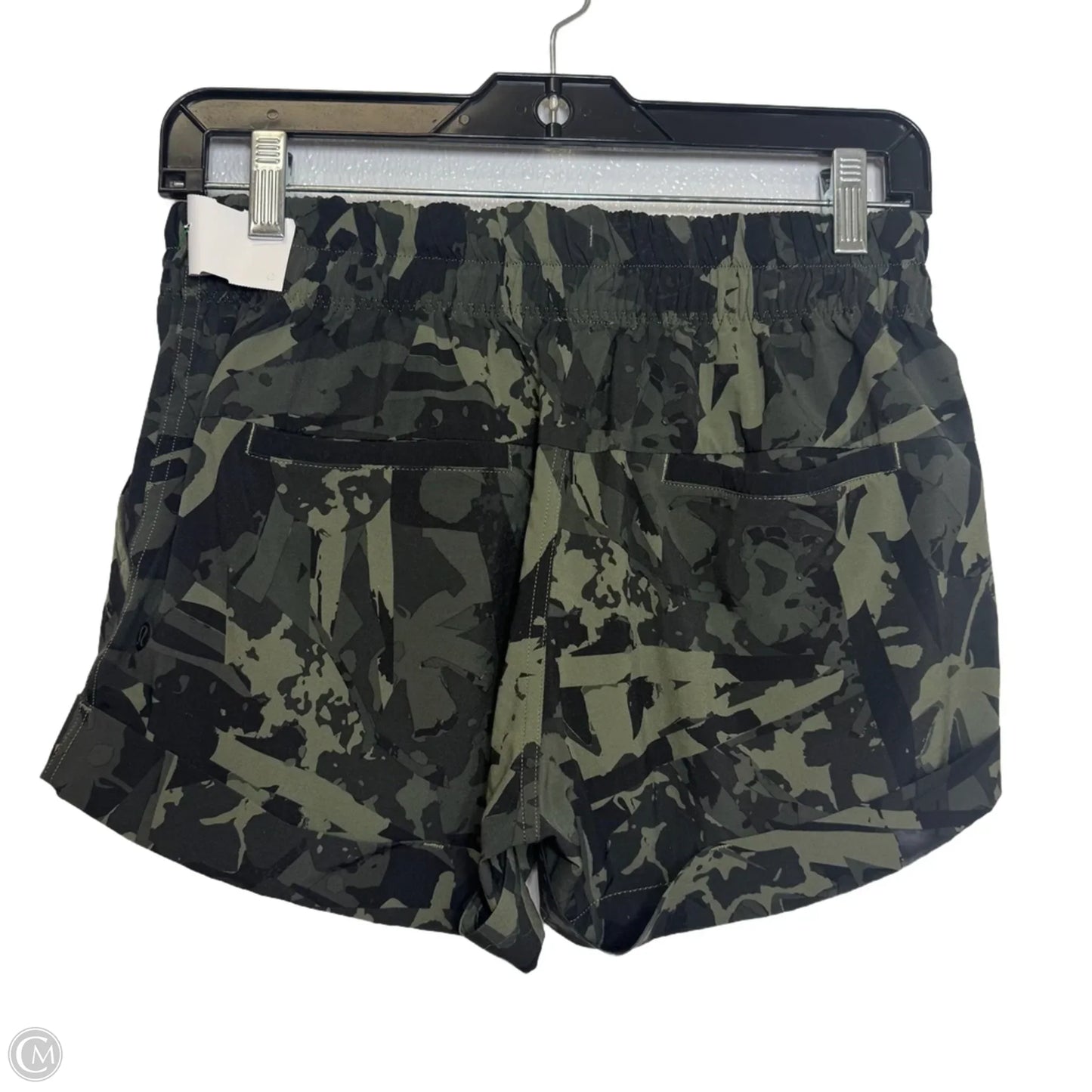 Athletic Shorts By Lululemon In Camouflage Print, Size: 6