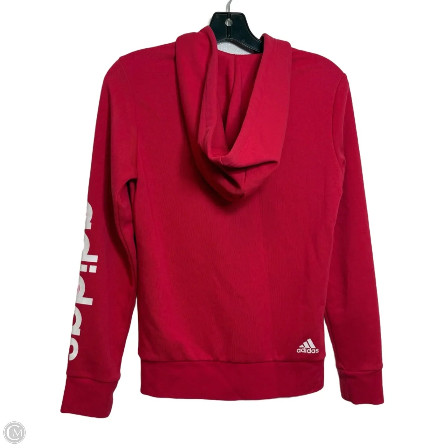 Athletic Jacket By Adidas In Red, Size: Xs