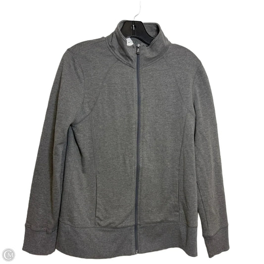 Athletic Jacket By Tek Gear In Grey, Size: M