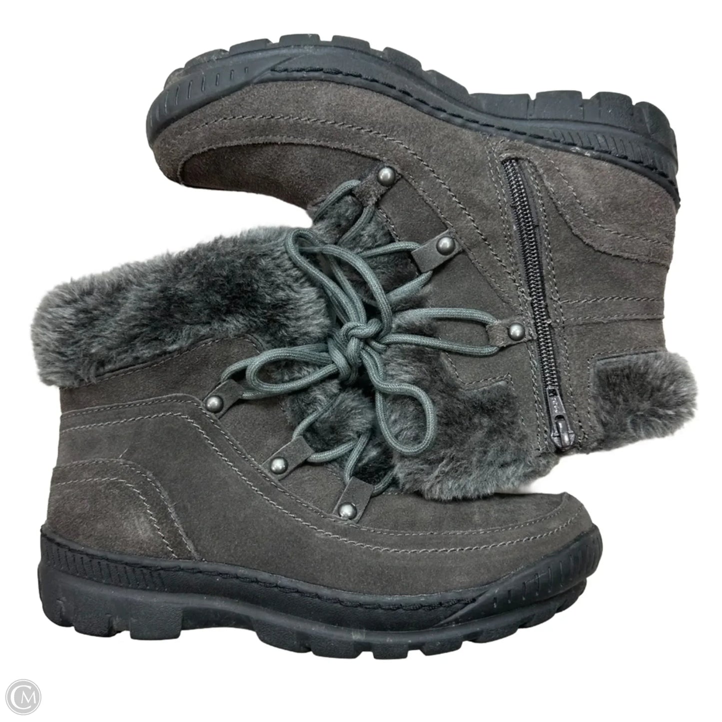 Boots Ankle Flats By Bare Traps In Brown, Size: 7