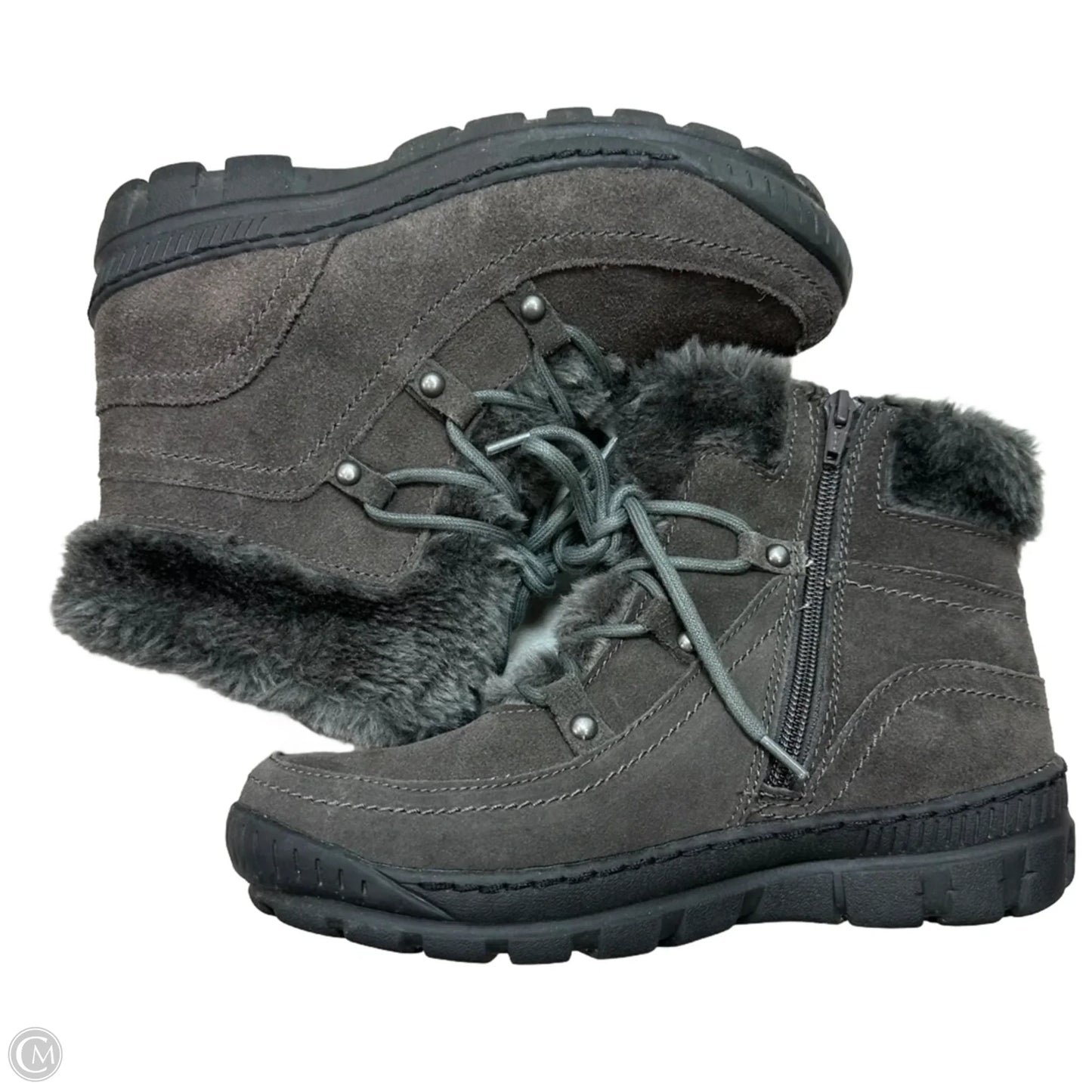 Boots Ankle Flats By Bare Traps In Brown, Size: 7