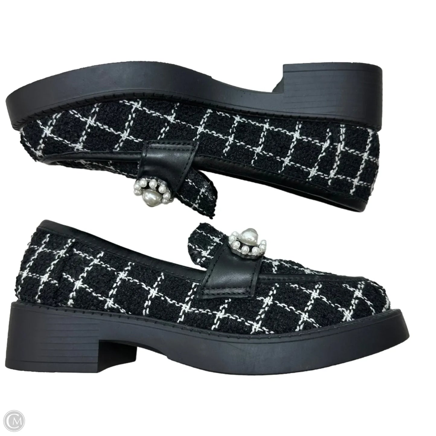 Shoes Flats By Aldo In Plaid Pattern, Size: 7