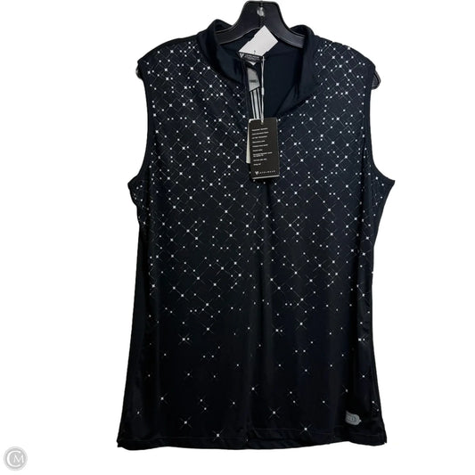 Top Sleeveless By Clothes Mentor In Black, Size: Xl