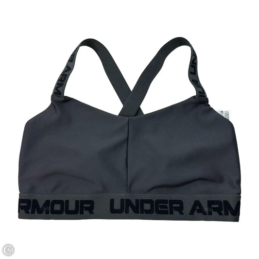 Athletic Bra By Under Armour In Grey, Size: L