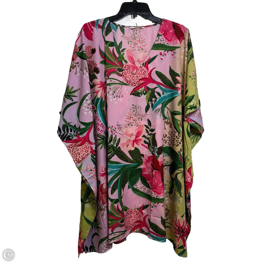 Poncho By Clothes Mentor In Multi-colored, Size: Osfm