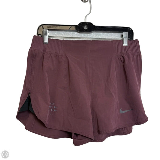 Athletic Shorts By Nike In Purple, Size: L