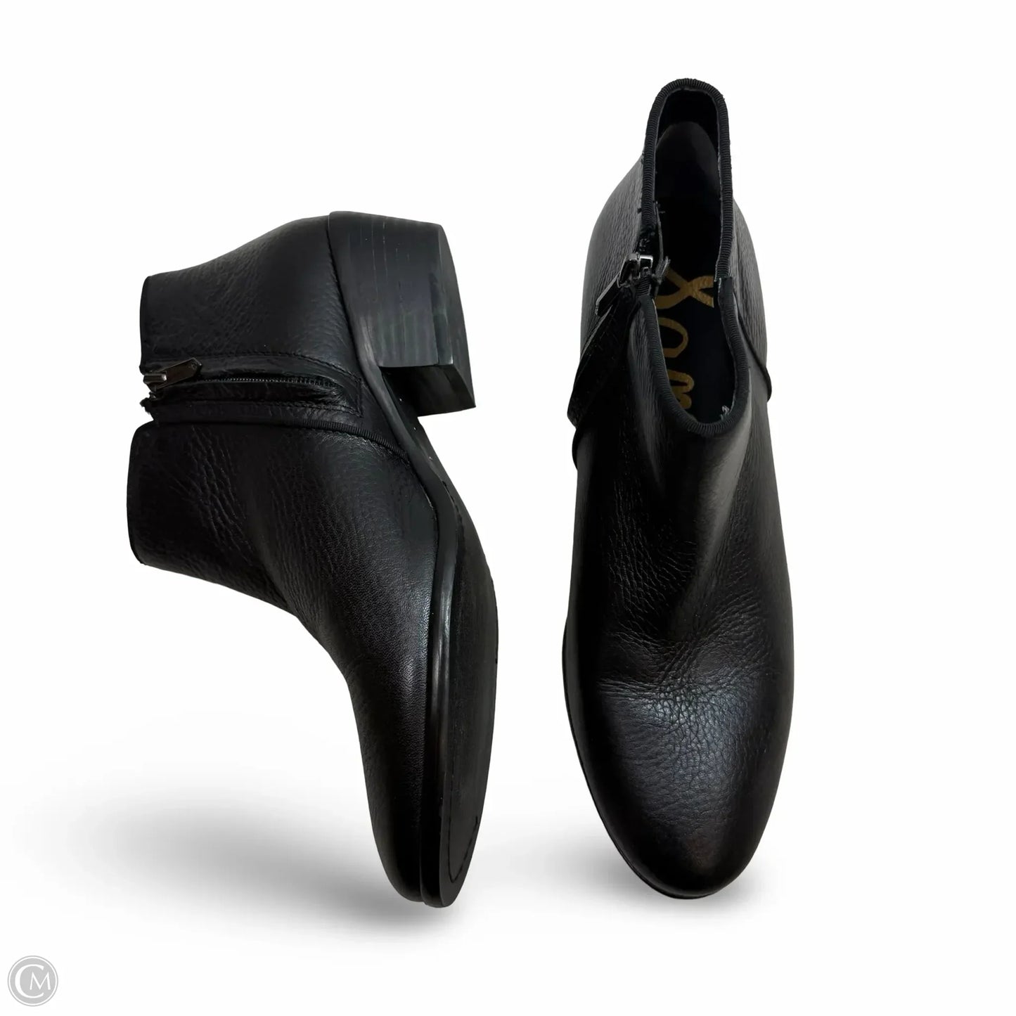 Boots Ankle Flats By Sam Edelman In Black, Size: 7