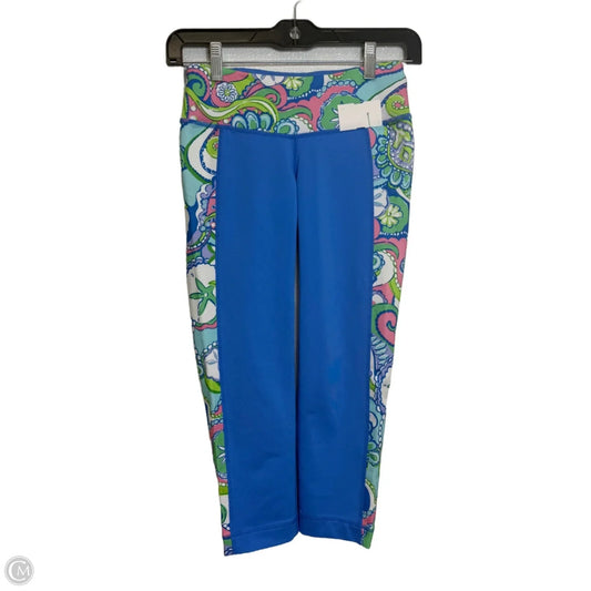 Capris Designer By Lilly Pulitzer In Blue, Size: Xs