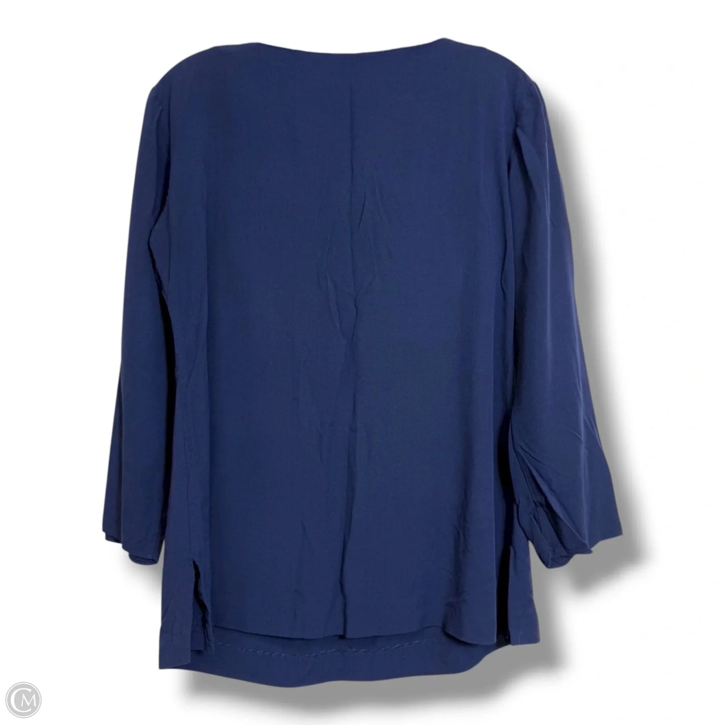 Top Long Sleeve Designer By Lilly Pulitzer In Navy, Size: S