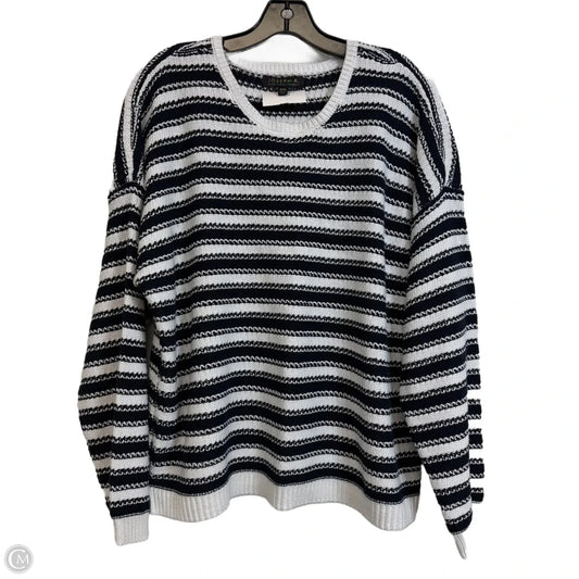 Sweater By Joseph A. In Striped Pattern, Size: Xxl