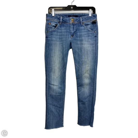 Jeans Straight By Hudson In Blue Denim, Size: 4
