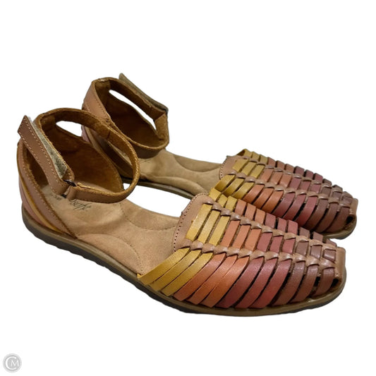 Sandals Flats By Sofft In Brown, Size: 8