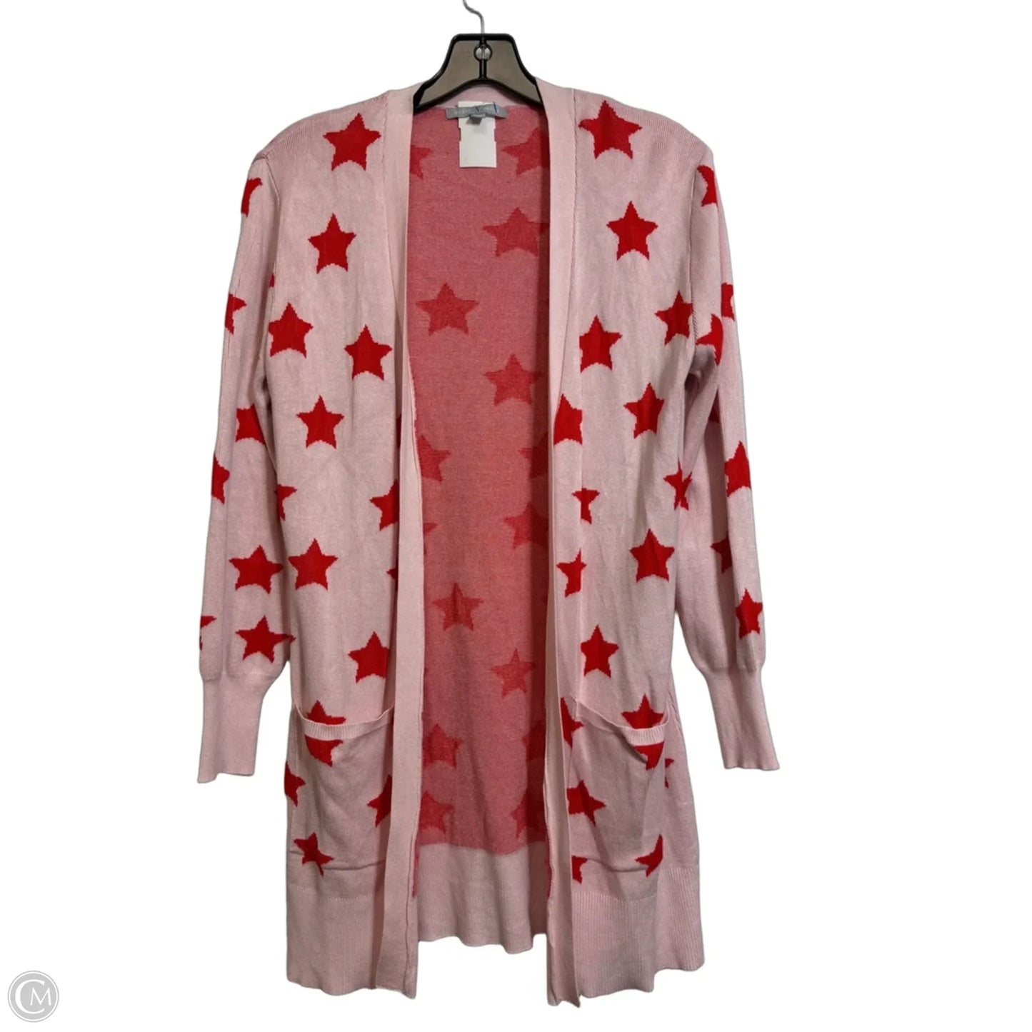 Cardigan By Clothes Mentor In Red, Size: S