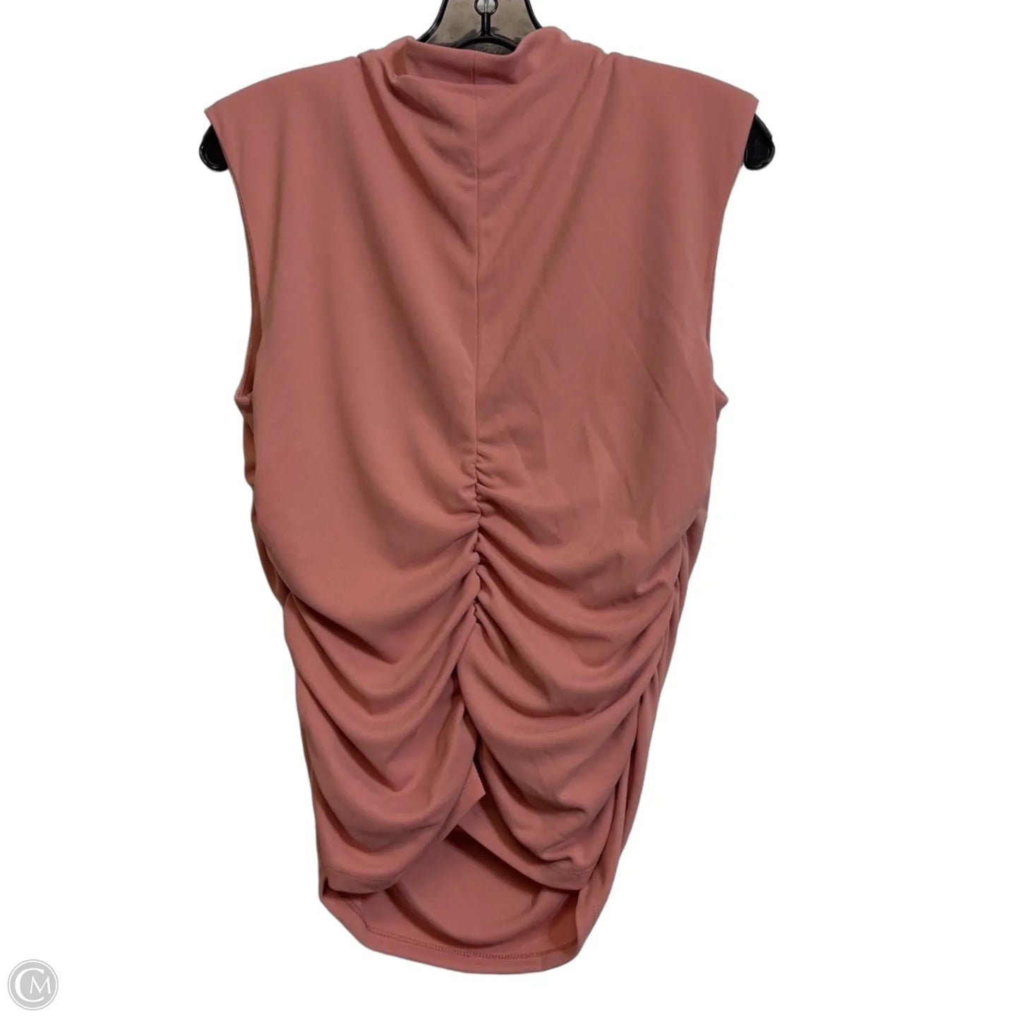 Top Sleeveless By Dkny In Pink, Size: M