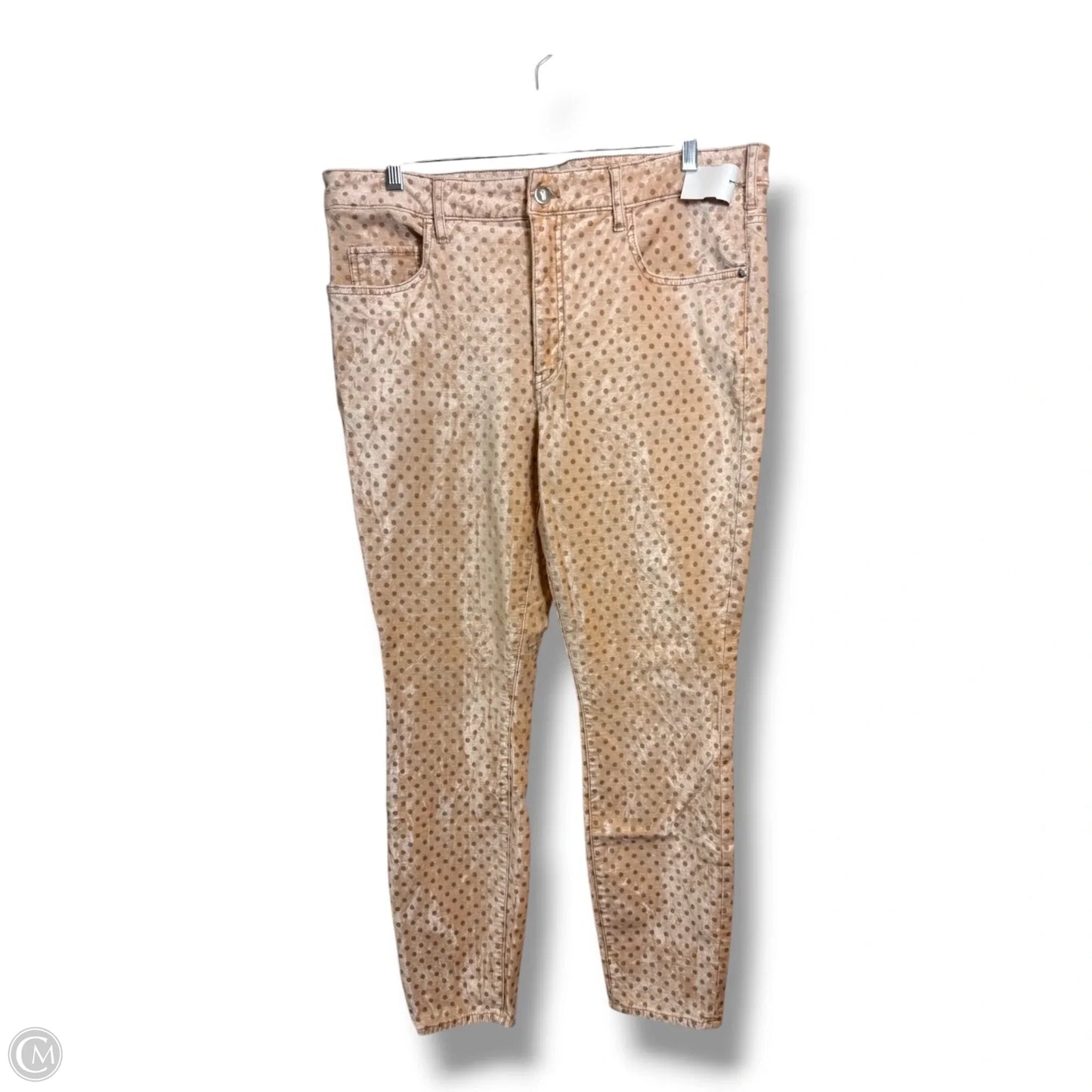 High rise skinny Pants By Pilcro In Polkadot Pattern, Size: 14