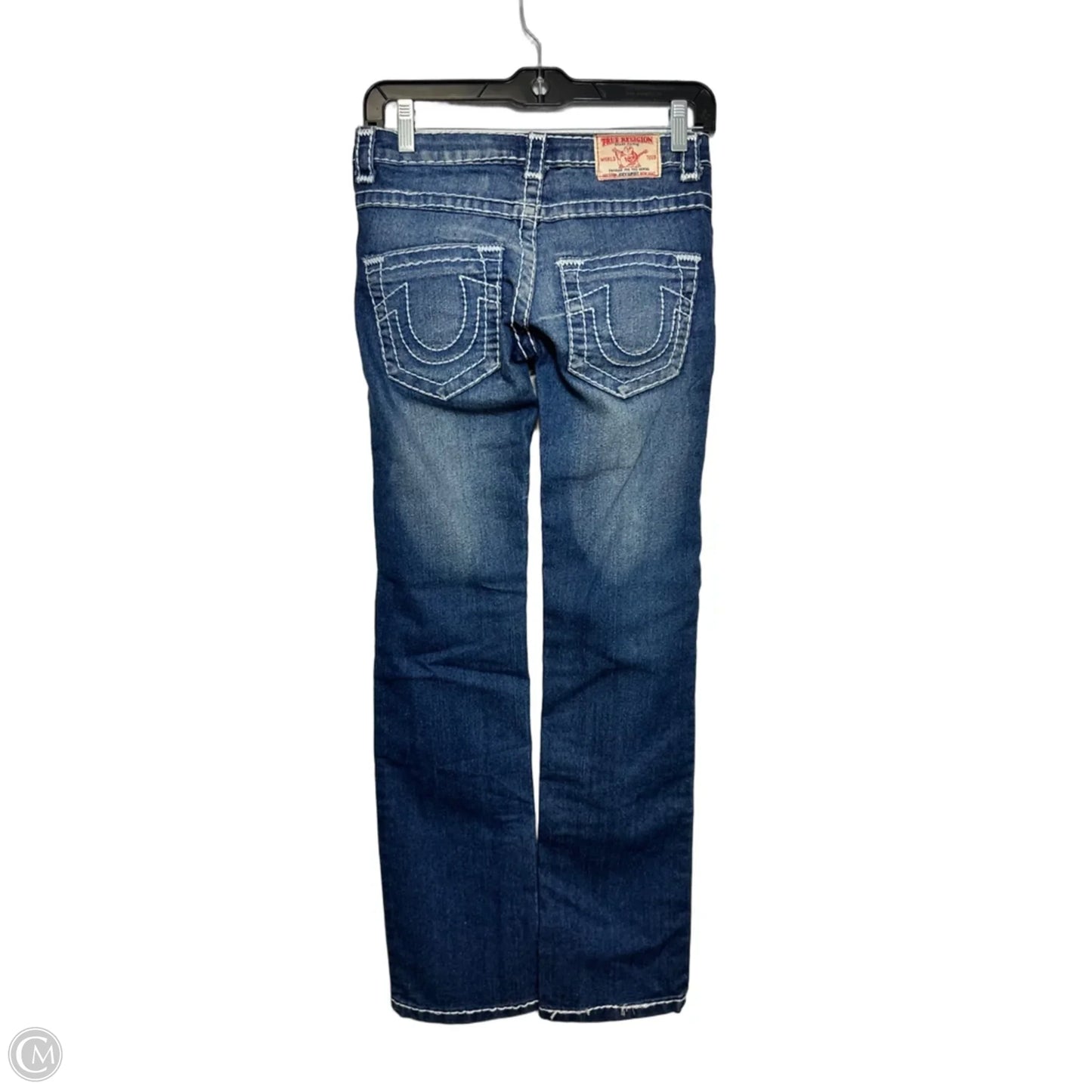 Jeans Straight By True Religion In Blue Denim, Size: 2