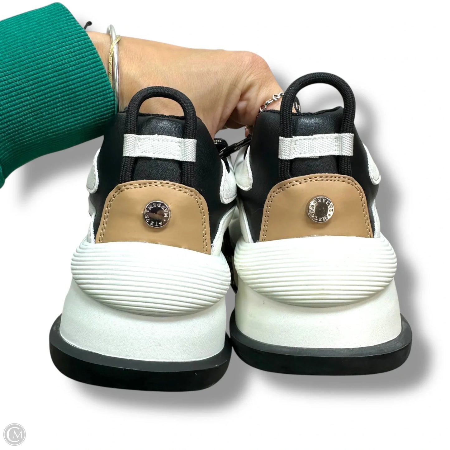 Shoes Athletic By Steve Madden In Black & Brown, Size: 8